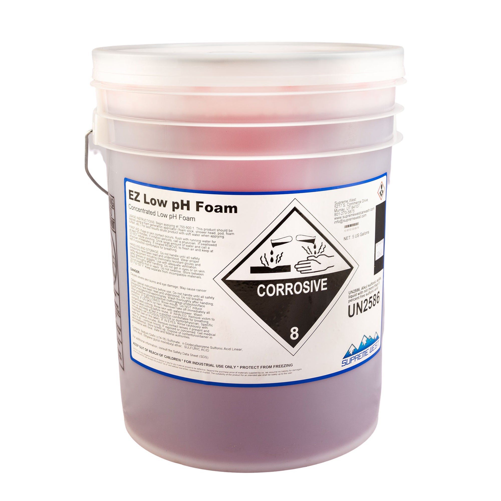 EZ Low PH Foam Foaming Detergent Concentrate